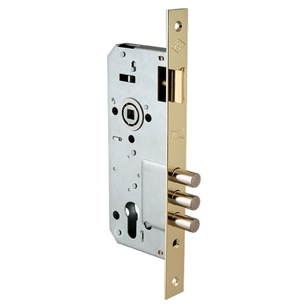 Замок врезной KALE 152 3MR B 45 мм Латунь (152-3MR-ВР-OEM)