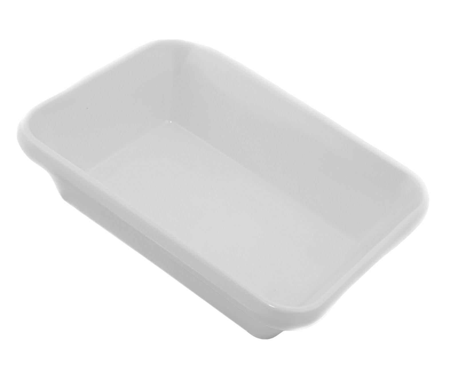 Блюдо One Chef для выкладки из меламина прямоугольное 850 мл 20х15х5,5 см Белый (51423)