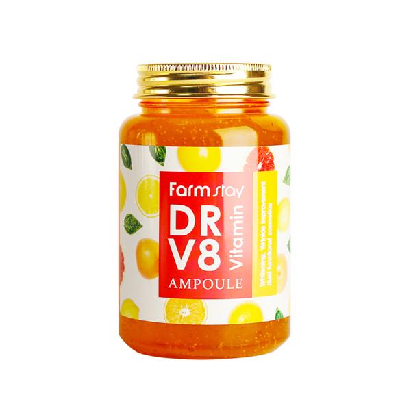 Ампульная сыворотка с витаминами Dr-V8 Vitamin Ampoule FarmStay 250 мл (8809480771217)