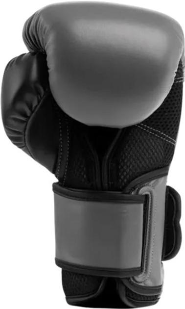 Боксерские перчатки Everlast POWERLOCK 2R TRAINING GLOVE Уни 16 унций Серый/Черный (P00002307) - фото 3