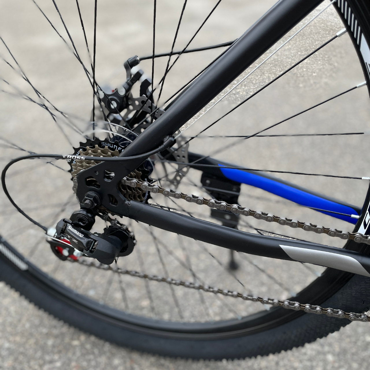 Велосипед Cross Bike Storm 29" 19,5" 19,5" Чорний/Синій (a8bbf14a) - фото 5