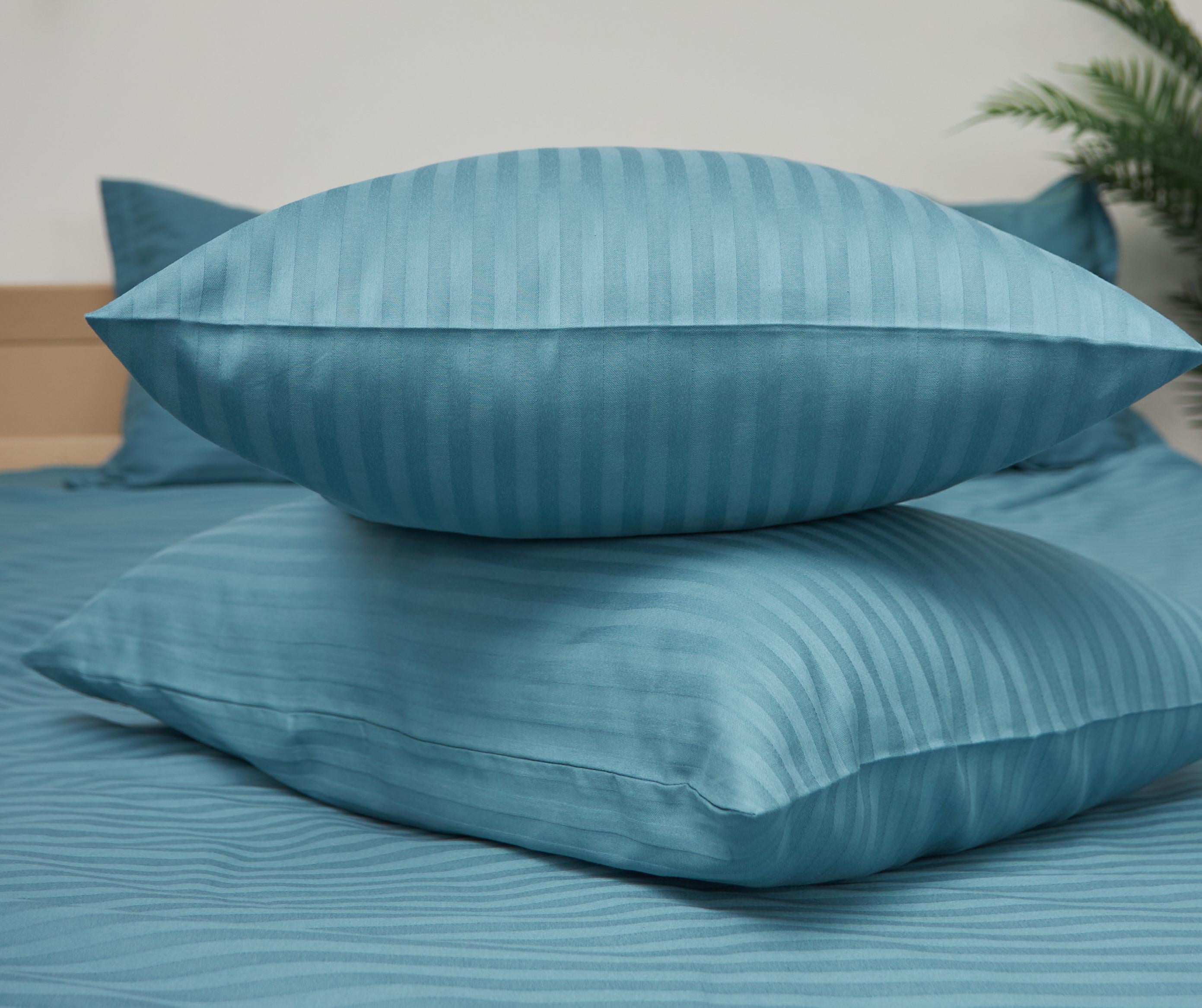 Набір наволочок Moon&Star Stripe Stripe Green satin 50х70 см 2 шт. (MS-840000411)