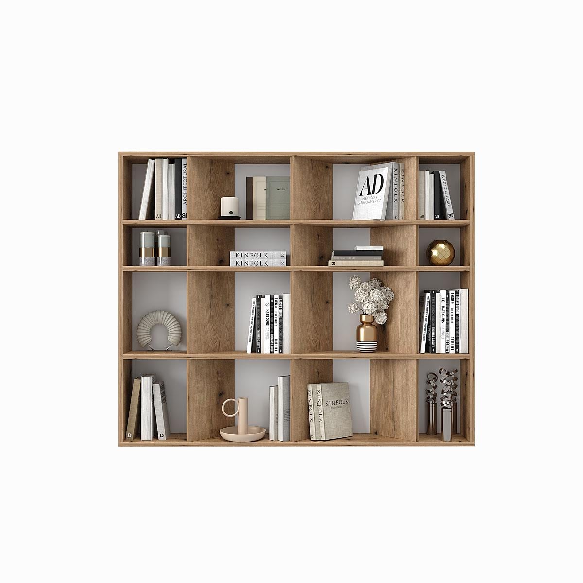 Стеллаж книжный Light №2 1200х160х1000 мм Дуб Эвок прибрежный (GALT14100000000) - фото 3