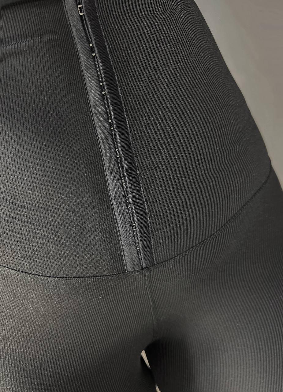 Лосини жіночі Kenalin D2 корсет на гачках в рубчик тонкі 2XL/3XL Чорний (3969) - фото 10 Лосини жіночі Kenalin D2 корсет на гачках в рубчик тонкі 2XL/3XL Чорний (3969) - фото 10