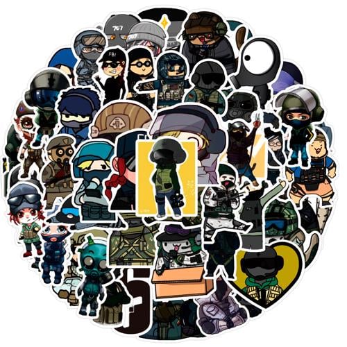 Набір наклейок Military 50 шт.