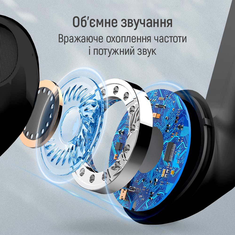 Навушники СolorWay Slim TWS-2 Earbuds Black (CW-TWS2BK) - фото 8