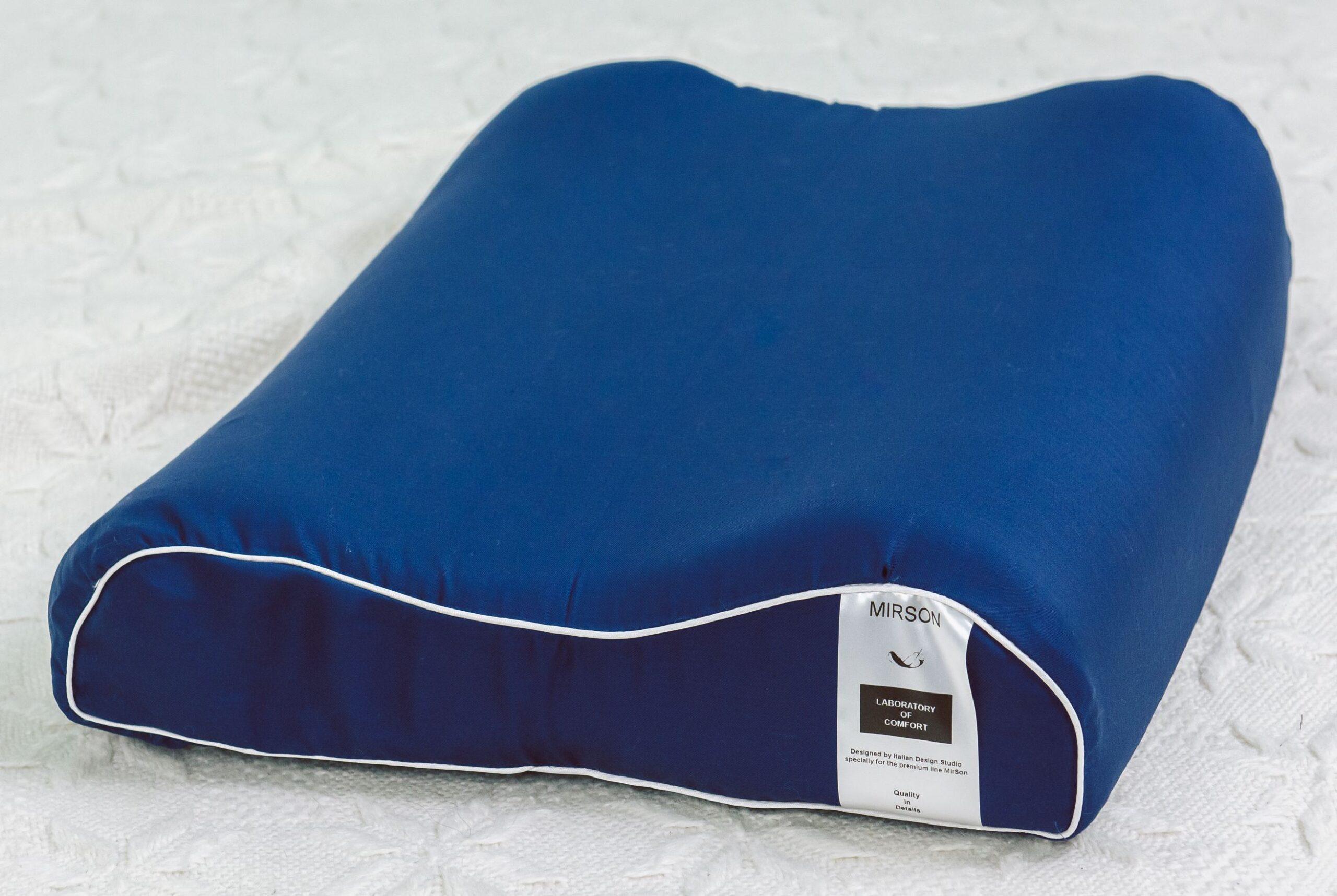 Подушка ортопедическая MirSon №6013 Delicate satin Ocean 58х40х10,5 см (2200003261134)