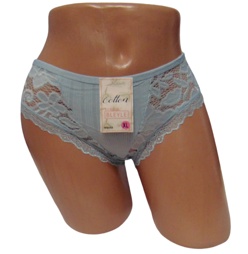 Женские трусики в рубчик Bleyle 6068 XL Голубой (1764272325) Женские трусики в рубчик Bleyle 6068 XL Голубой (1764272325)