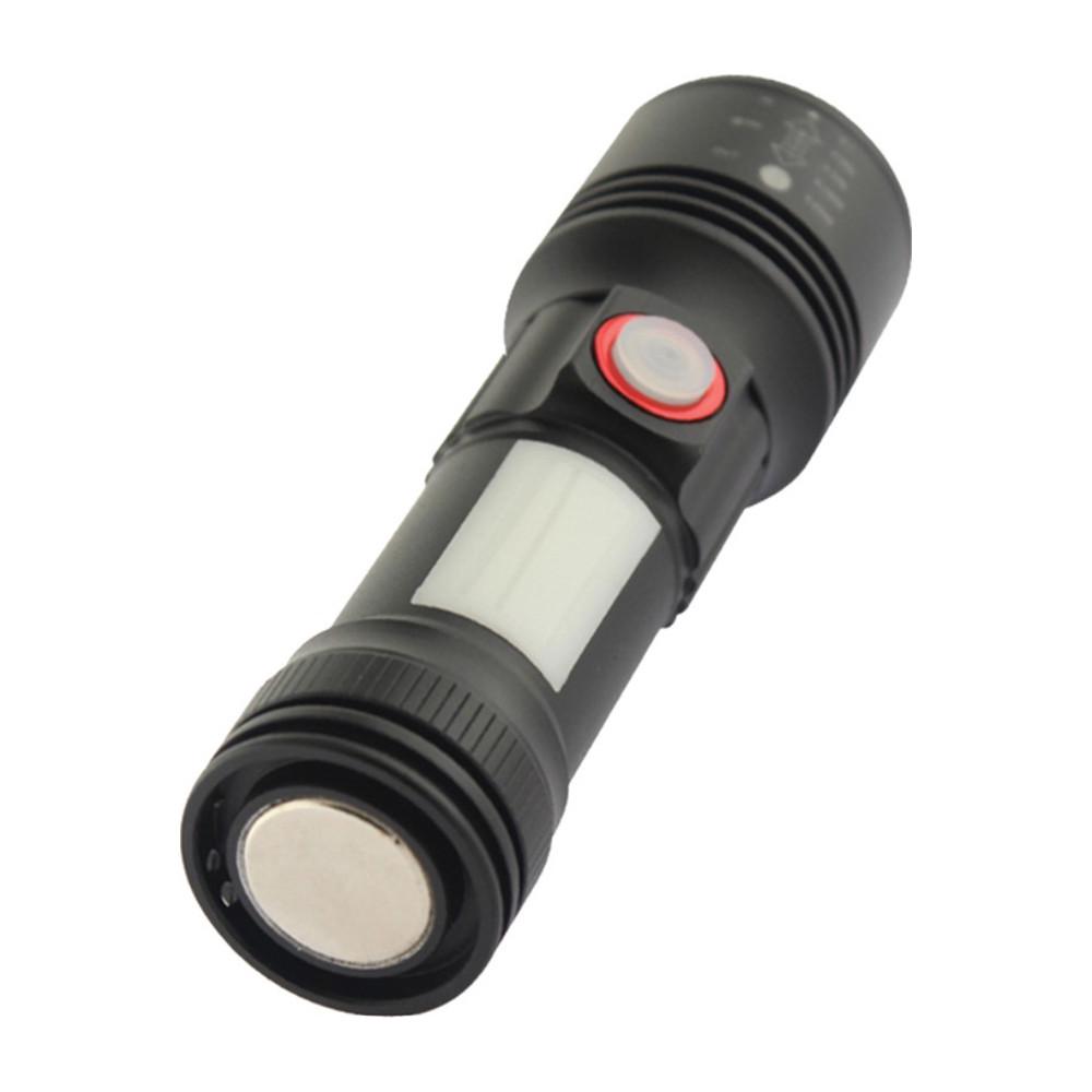 Фонарь ручной Quantum Adept 10W LED zoom/COB с USB (QM-FL1031) - фото 2