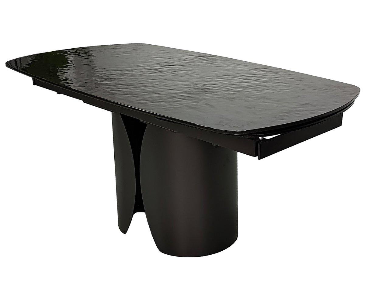 Обеденный стол раскладной Intarsio EDGAR 160-240х90 см Бронзовый/Коричневый (EDGAR160) - фото 2