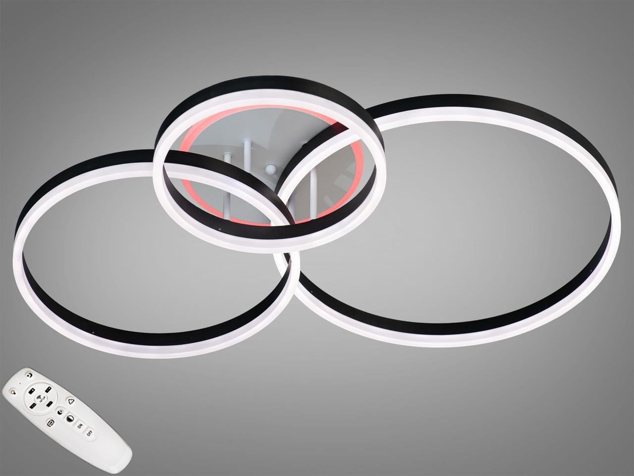 Люстра потолочная с диммером LED 8174/345BK 3col dim (2437593552)