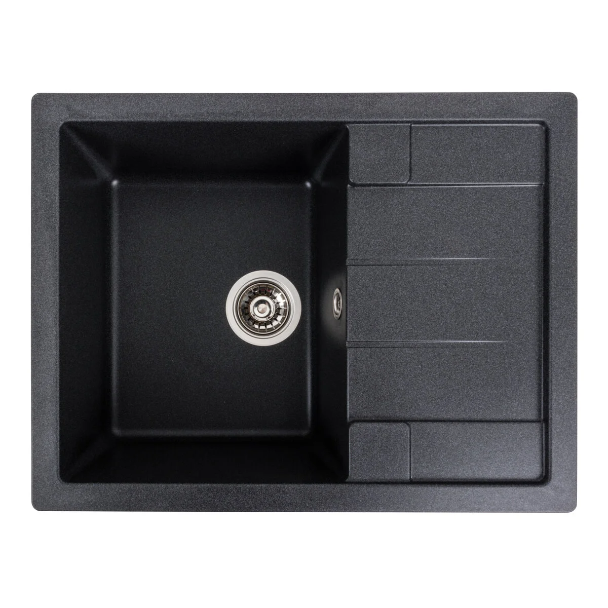 Мойка для кухни гранитная Platinum 6550 Intenso Карбон матовый (SP000039258)