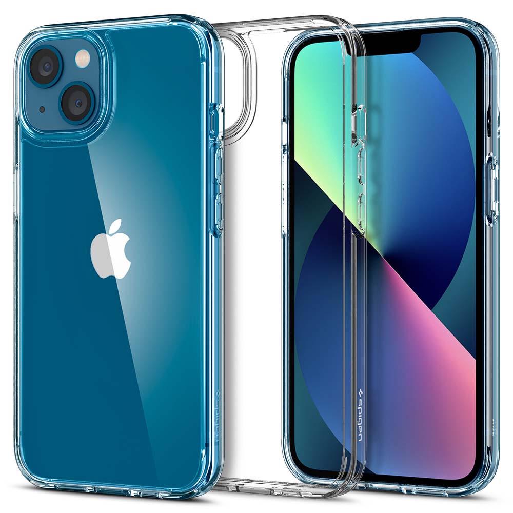Прозрачный чехол-накладка Spigen Liquid Crystal Case for iPhone 13, Clear (ACS03515)