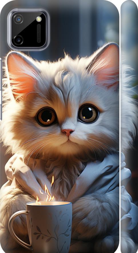 Чехол на Realme C11 2020 White cat (5646m-2031-42517) Чехол на Realme C11 2020 White cat (5646m-2031-42517)