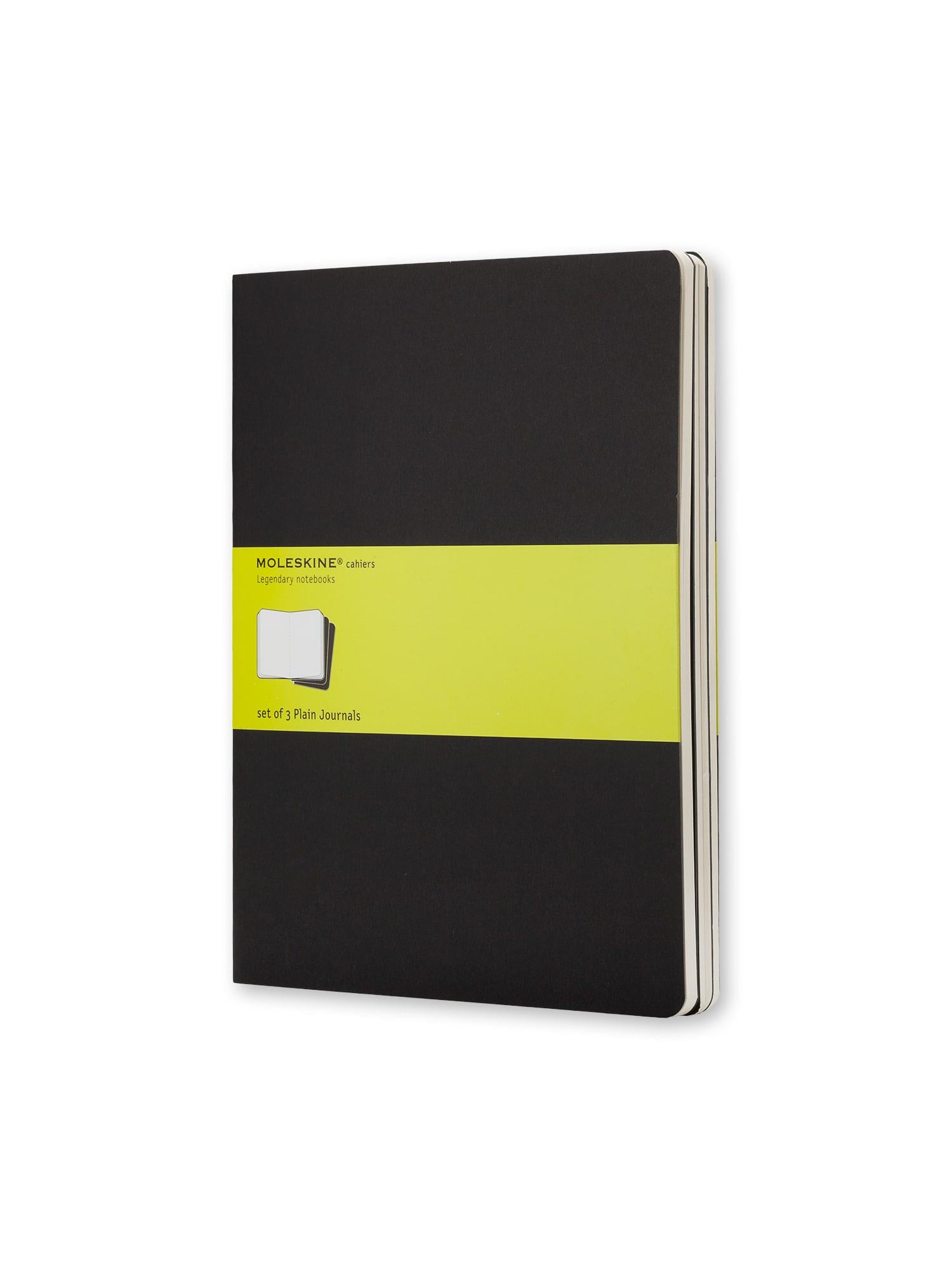 Блокнот Moleskine Cahier большой нелинированный Черный (QP323)