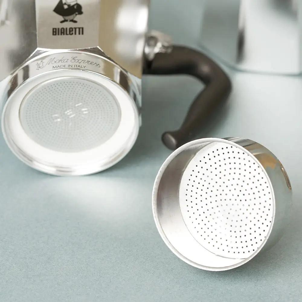 Гейзерная кофеварка Bialetti Moka Express для газовой плиты из алюминия на 18 чашек 810 мл (1167) - фото 4