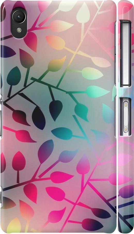 Чехол на Sony Xperia Z2 D6502/D6503 Листья (2235m-43-42517)