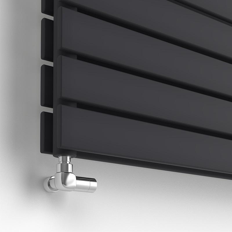 Радіатор дизайнерський Ideale Vittoria H 12 8/544/1200 Чорний (67684) - фото 2