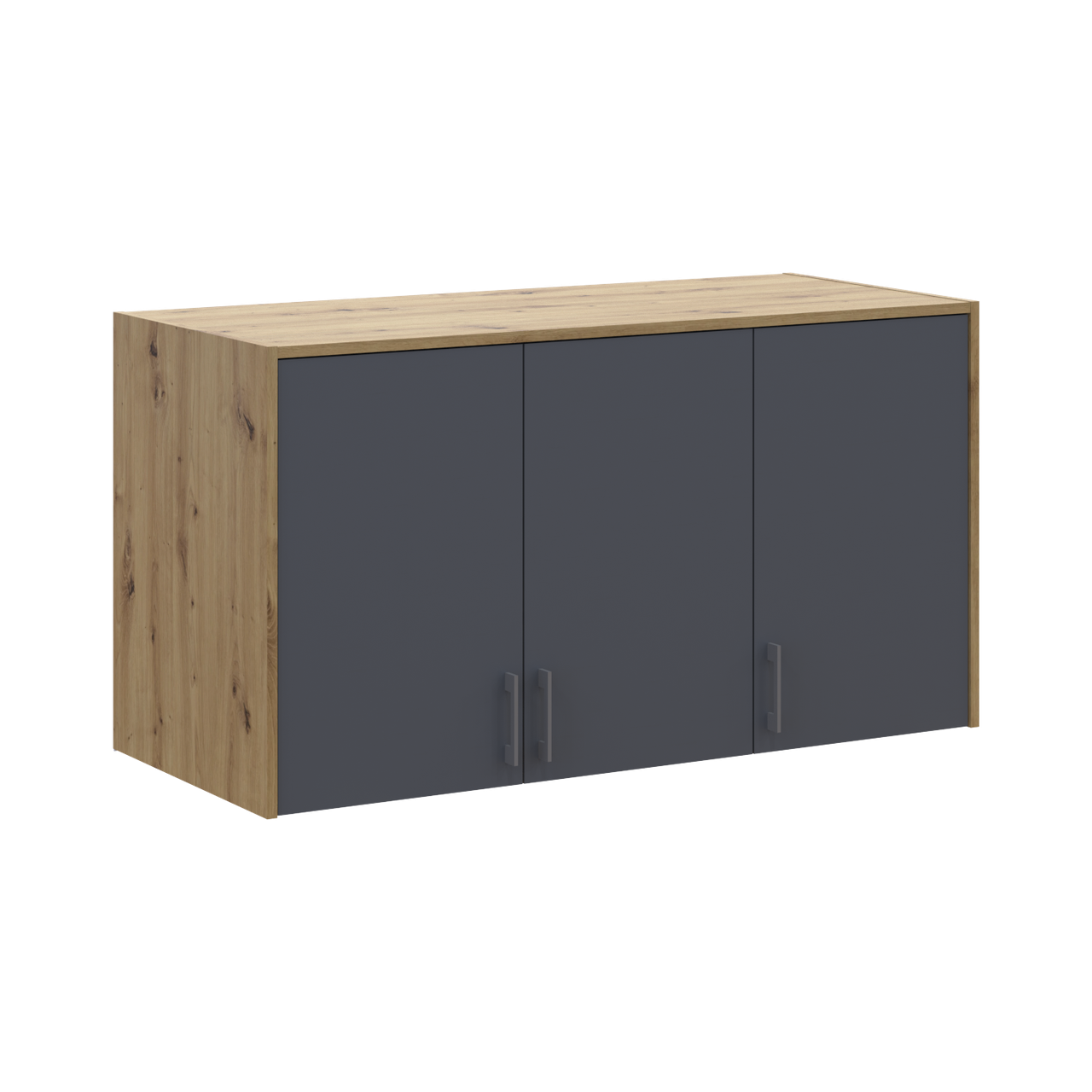 Антресоль висока Doros Ронді 3 ДСП 121х52х65 см Дуб Артізан/Графітовий (41516182) - фото 4 Антресоль висока Doros Ронді 3 ДСП 121х52х65 см Дуб Артізан/Графітовий (41516182) - фото 4