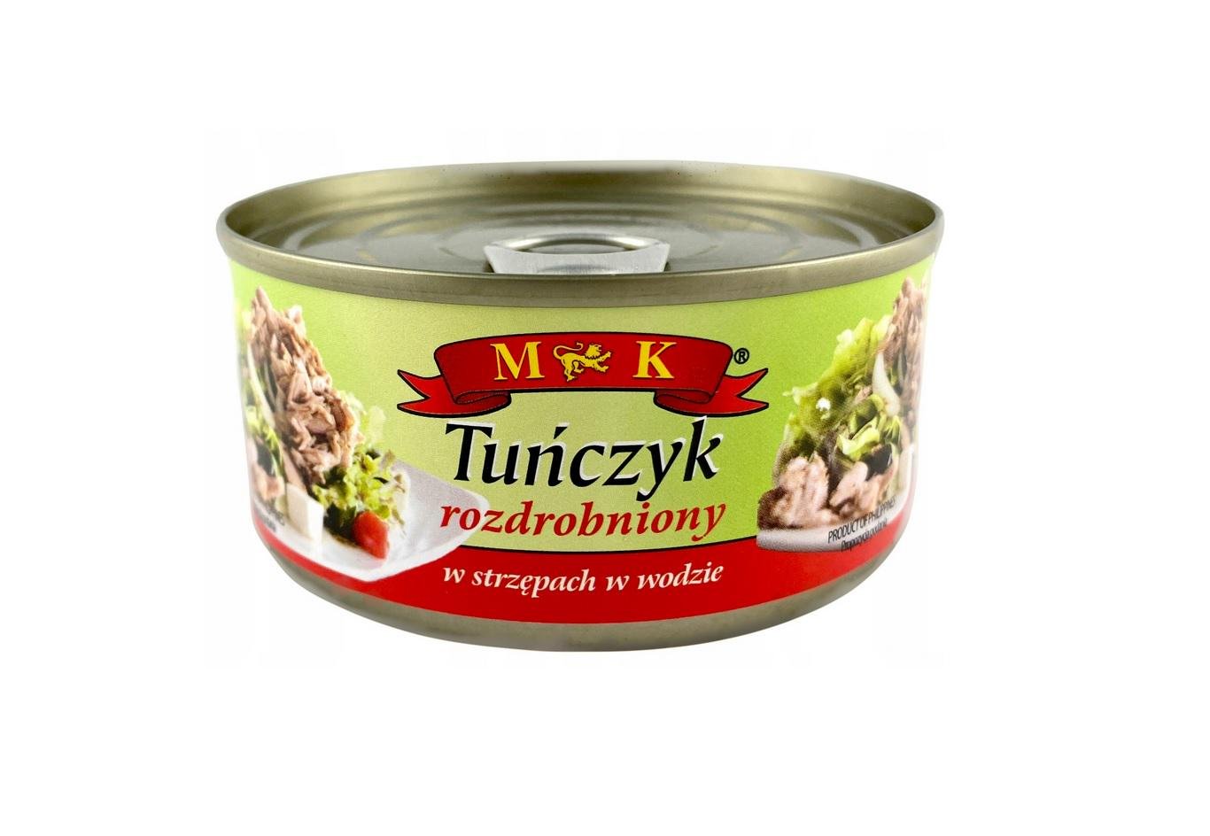 Тунец M&K Tunczyk w stzepach w wodzie салатный измельченный в собственном соку 170 г