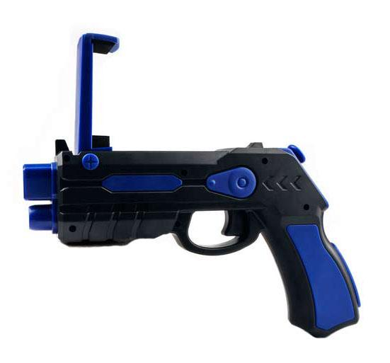 Пистолет виртуальной реальности AR Blaster c кнопками навигации Синий (09834)