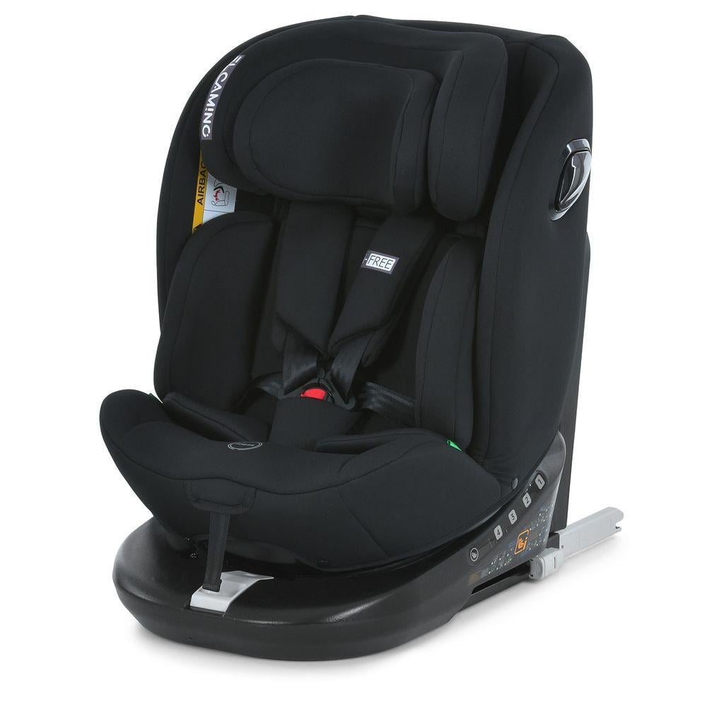 Автокресло детское El Camino i-Free (ME 1187 Black) i-Size R129, фаза 1,2 (40-150 см) top tether, isofixfix