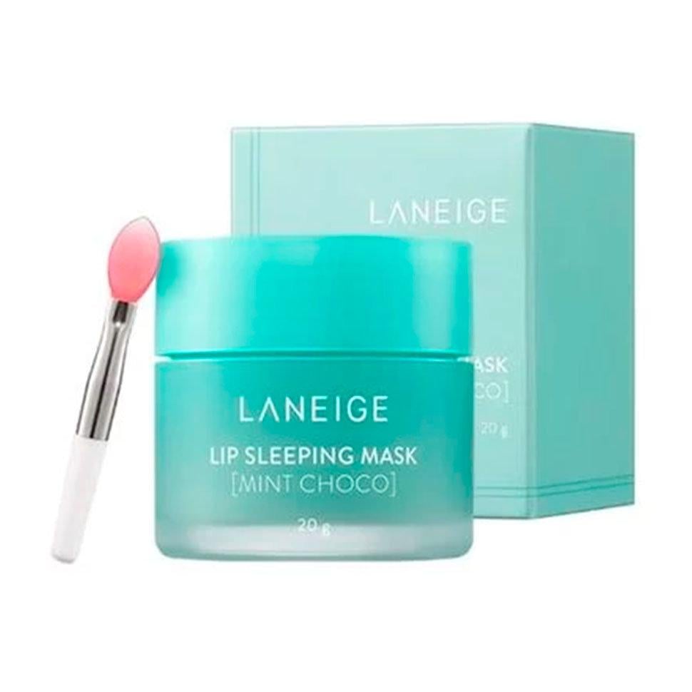 Ночная восстанавливающая маска для губ Lip Sleeping Mask Mint Choco Laneige 20 мл (8809643050999) - фото 3