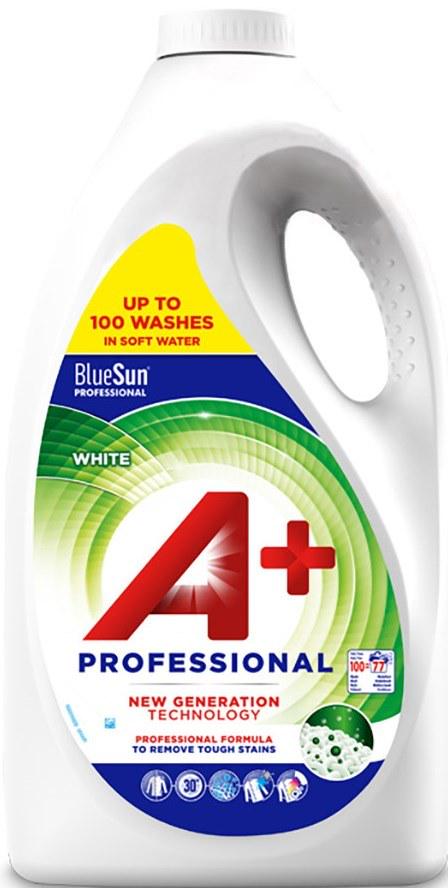 Гель для прання А+ Professional White 5,005 л 100 циклів прання (18141) Гель для прання А+ Professional White 5,005 л 100 циклів прання (18141)