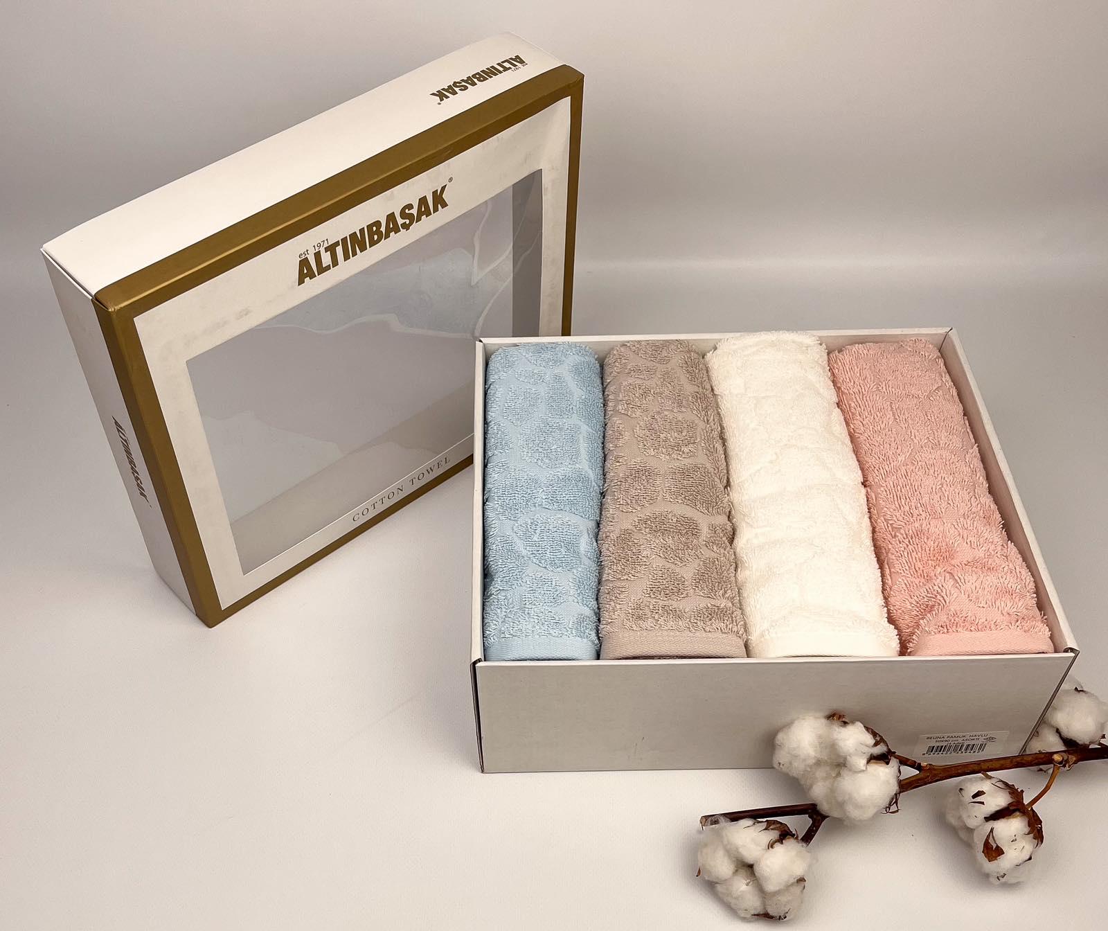 Набор полотенец Altinbasak Belina 4 шт. Разноцветный (CN28047)