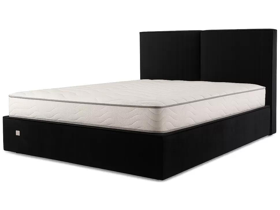 Ліжко-подіум двоспальне DelhiNew Design Standart Simple 160х200 см Чорний