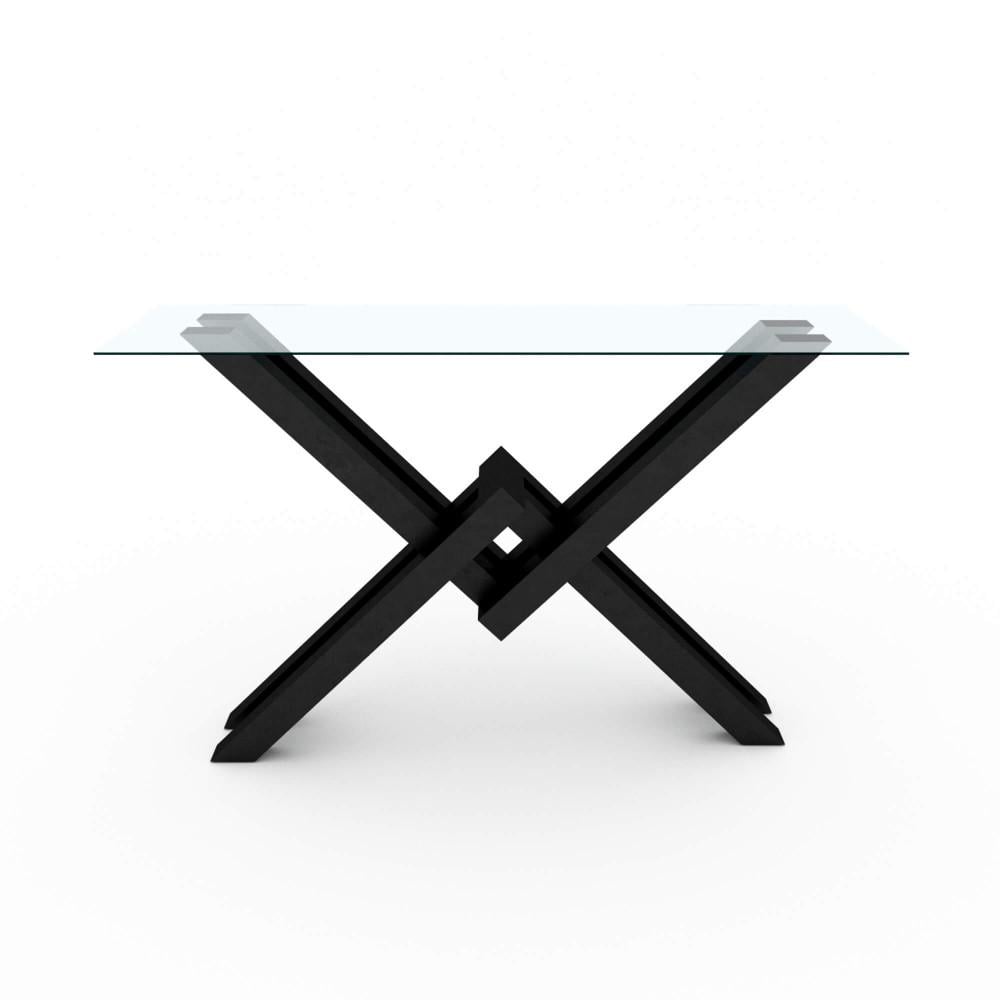 Консоль дизайнерская металллическая Karkas Экстрим стекло 1300x400x850 мм