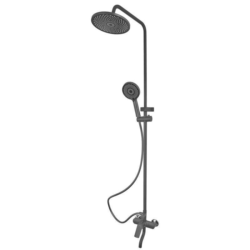 Душевая колонна со смесителем PLAMIX LUCAS-009-J Graphite (PM6102)