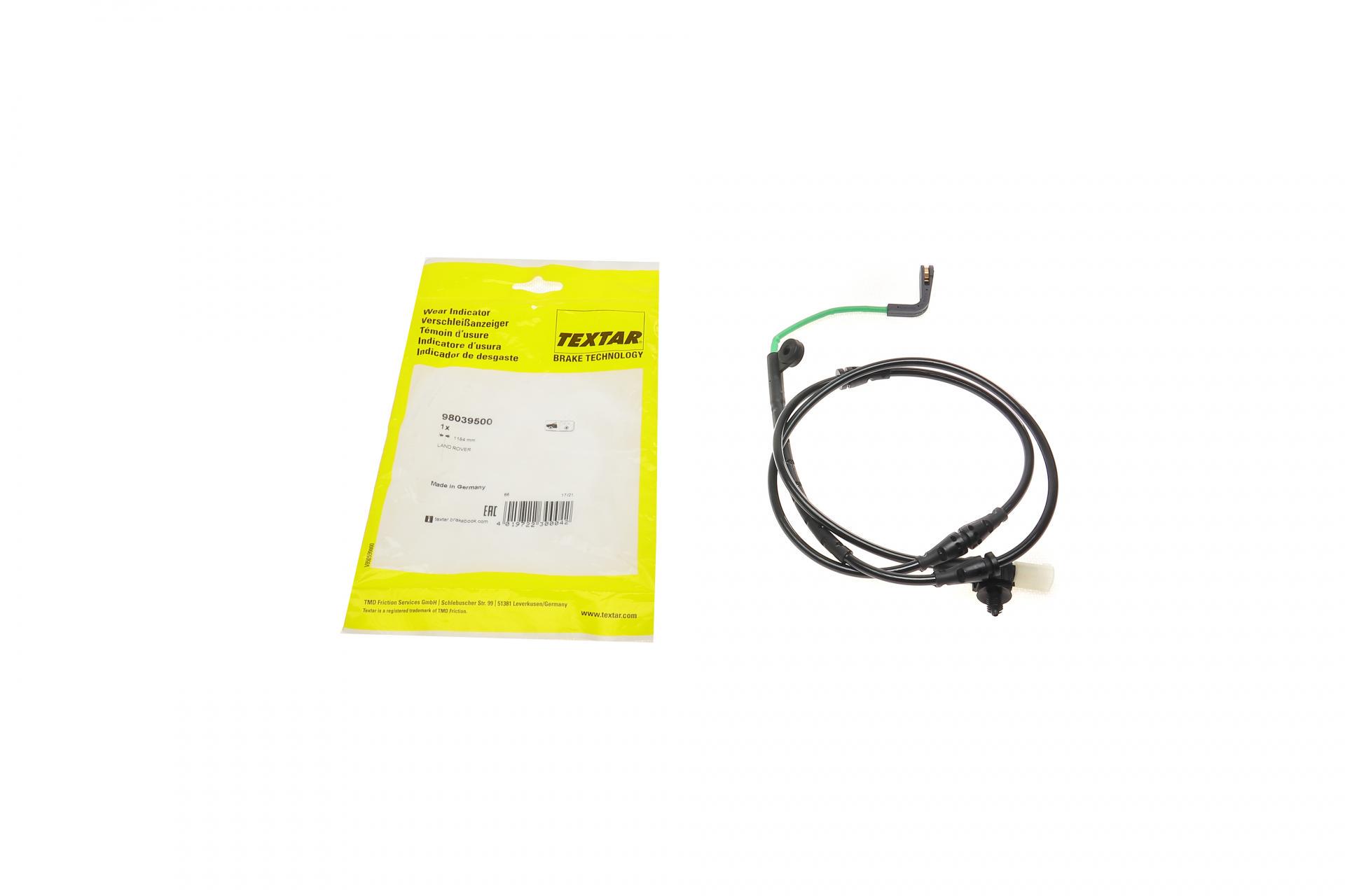 Датчик зносу передніх гальмівних колодок Land Rover Discovery IV 04- L 1175 мм (98039500) Датчик зносу передніх гальмівних колодок Land Rover Discovery IV 04- L 1175 мм (98039500)