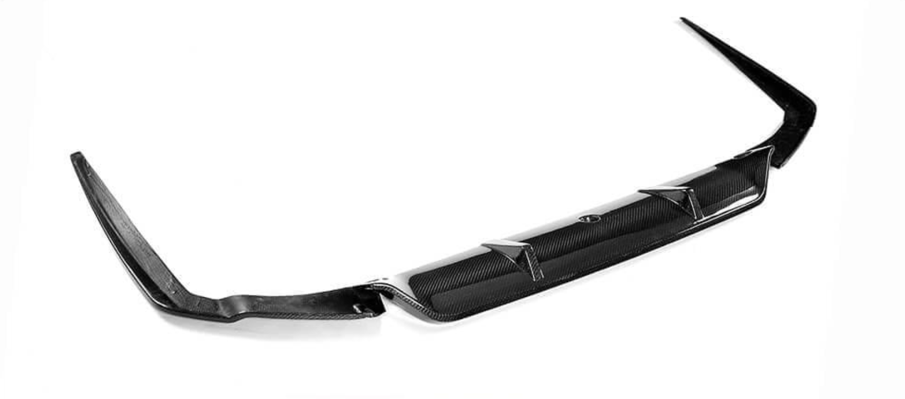 Диффузор заднего бампера DDCarbon V5 2017-2020 M-Sport для BMW 5 серия G30/31 2017-2023 гг. натуральный карбон (136985)