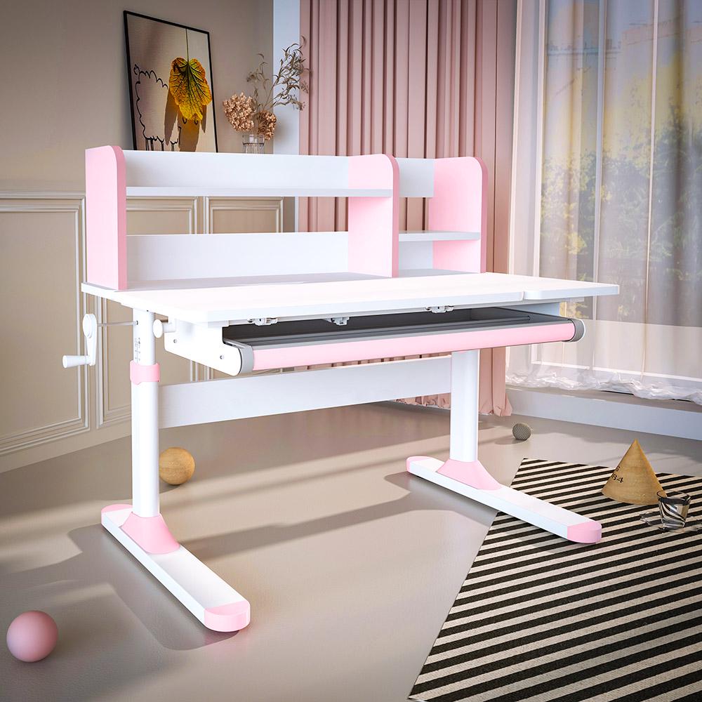 Парта трансформер шкільна ергономічна Evo-kids TH-330 W/PN Рожевий - фото 2 Парта трансформер шкільна ергономічна Evo-kids TH-330 W/PN Рожевий - фото 2