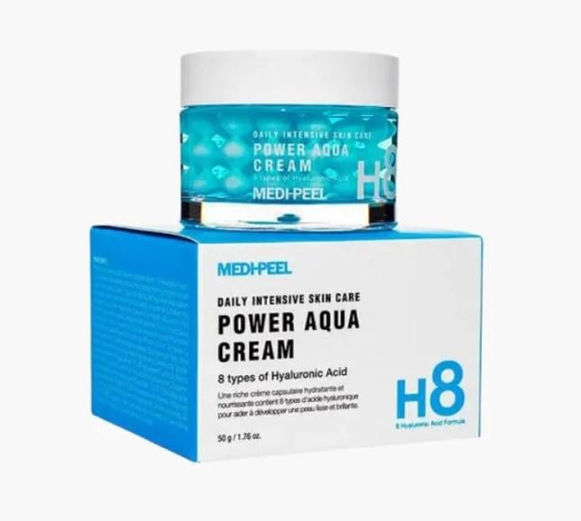 Крем для обличчя в ампулах для зволоження шкіри Medi Peel Power Aqua Cream (KT0013)