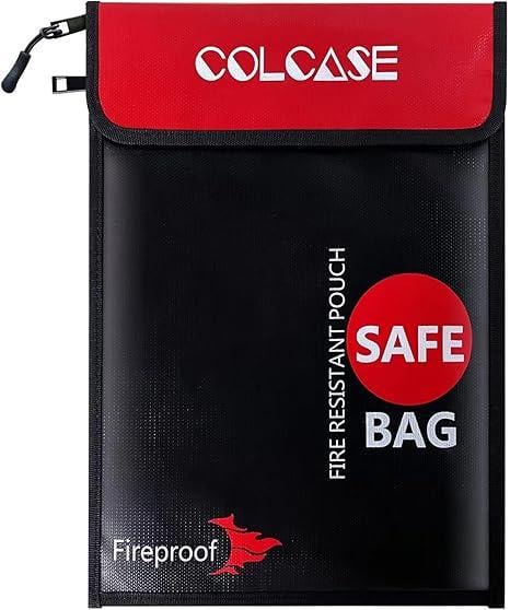 Сумка-сейф вогнестійка для зберігання грошей і документів до 2000 ℉