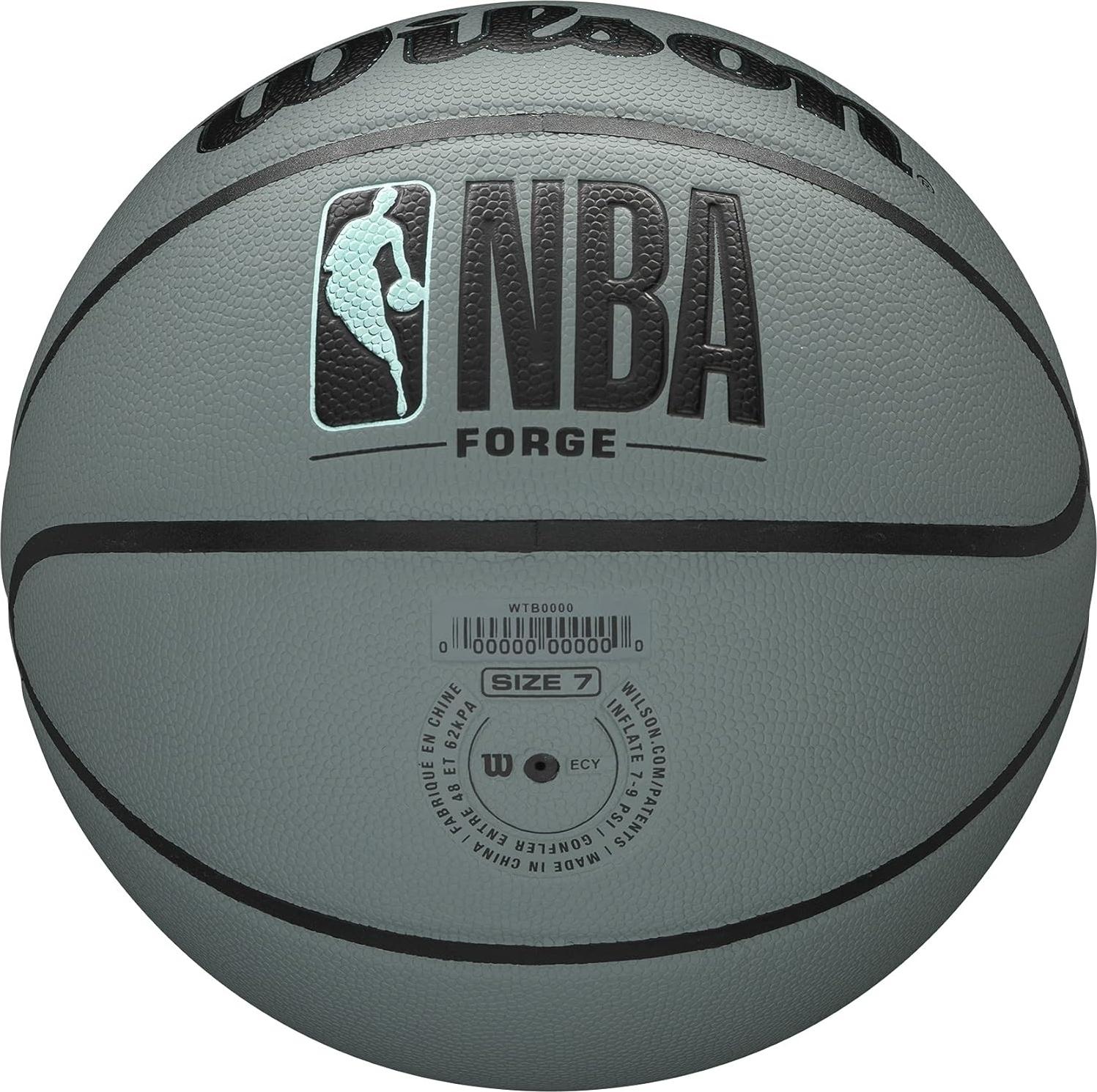 Баскетбольний м'яч Wilson NBA FORGE р. 6 Сірий (WTB8203XB06) - фото 4 Баскетбольний м'яч Wilson NBA FORGE р. 6 Сірий (WTB8203XB06) - фото 4