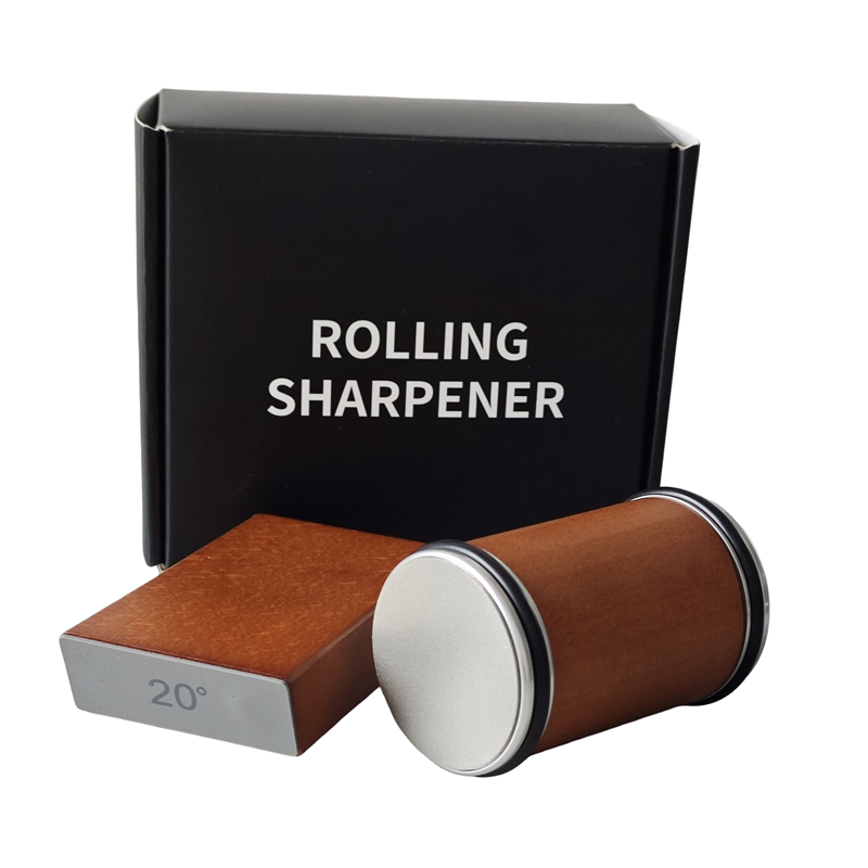 Точилка для ножей с углом 15° вращающаяся барабанная деревянная (29684) Точилка для ножей с углом 15° вращающаяся барабанная деревянная (29684)