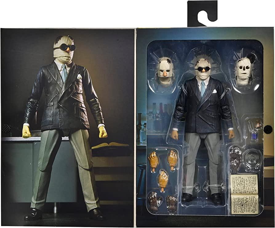 Фігурка для геймерів NECA Universal Monsters Invisible Man Ultimate 7 18 см (WST N IM U7) - фото 3