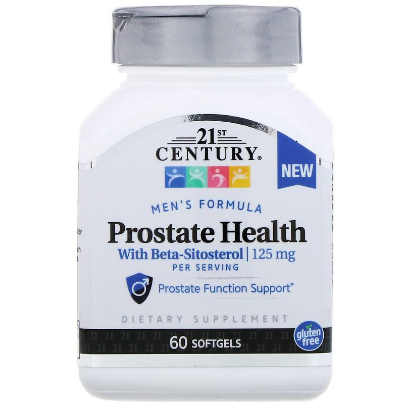 Натуральная добавка 21st Century Prostate Health with Beta-Sitosterol 125 мг 60 капсул