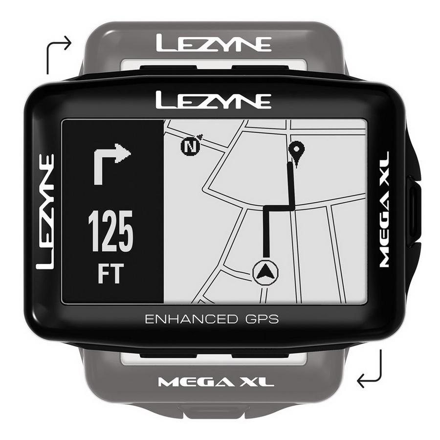 Велосипедний комп'ютер Lezyne Mega XL GPS Smart Loaded Чорний (78728) - фото 6