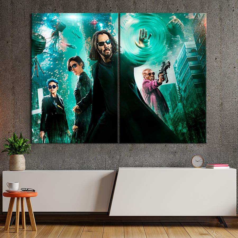 Настенний декор Герои фильма Матрица: Воскрешение 165x122 см (A116-2)