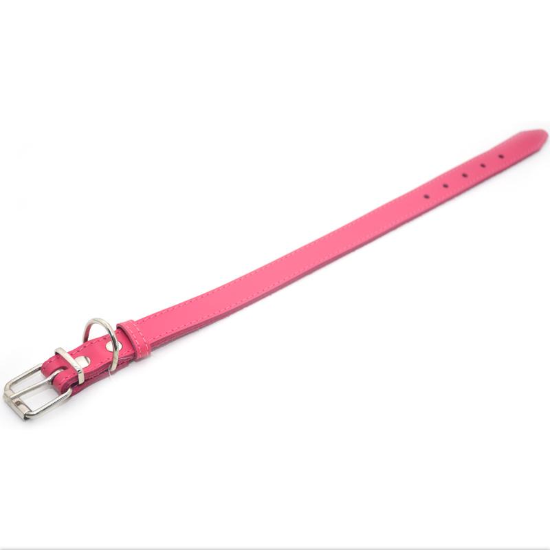 Ошейник для собак Zoo-hunt Весна кожаный 3,0/41-51 см Розовый - фото 2 Ошейник для собак Zoo-hunt Весна кожаный 3,0/41-51 см Розовый - фото 2