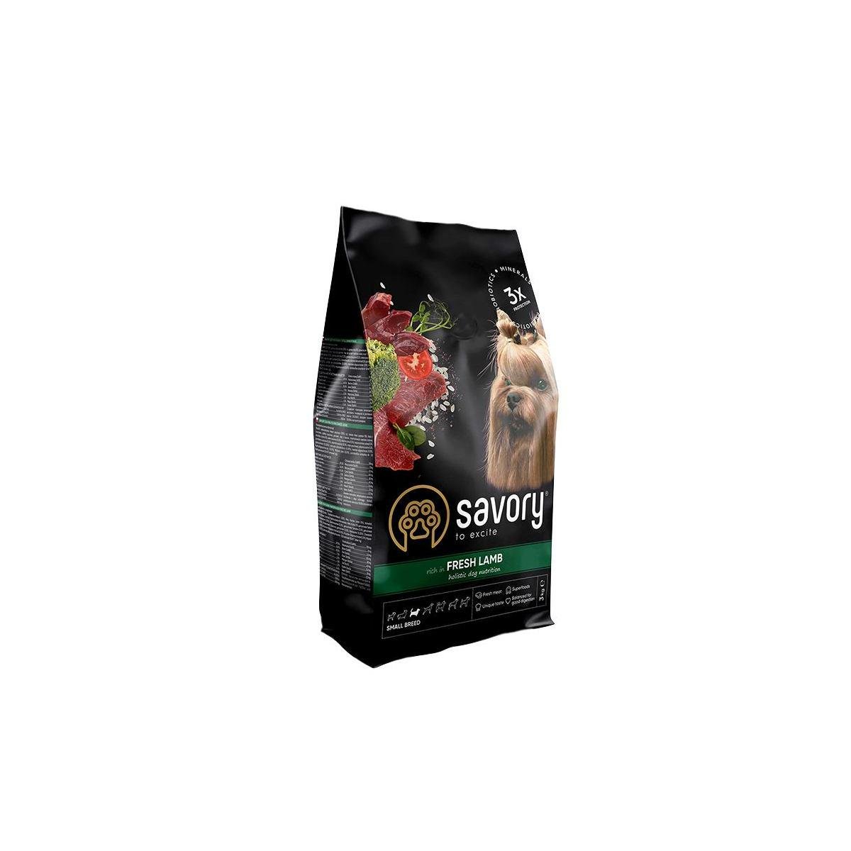 Корм для собак малых пород Savory Fresh Lamb 3 кг (30327)