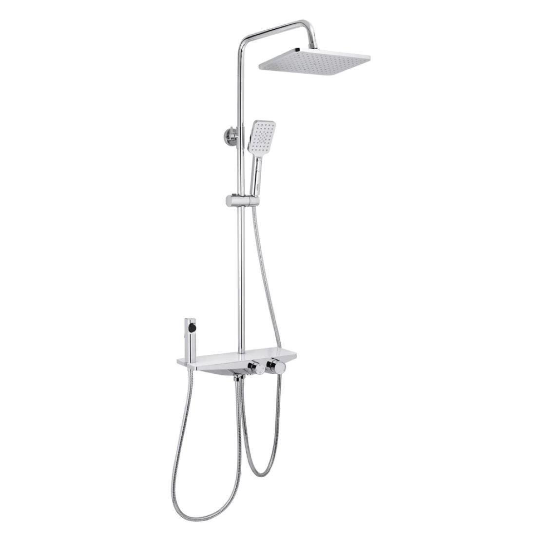 Душевая система Kroner KRP Armada W066 Хром/Белый (CV033879)