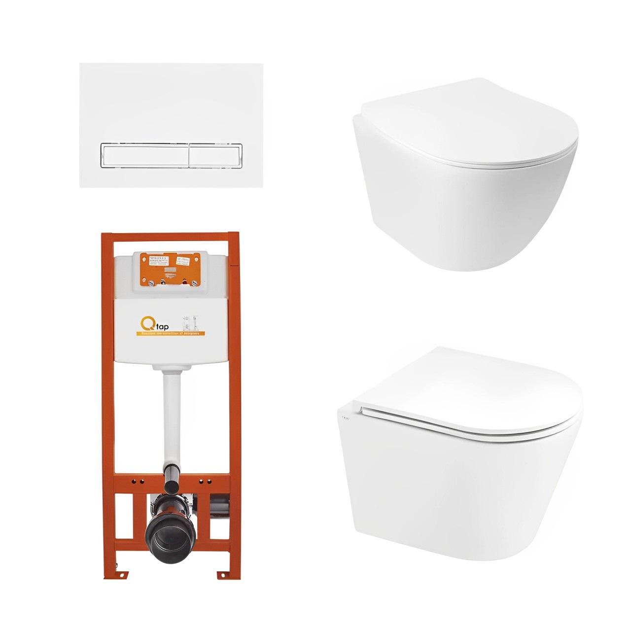 Комплект установки Qtap Jay/Scorpio Ultra Quiet/Nest White Комплект установки Qtap Jay/Scorpio Ultra Quiet/Nest White