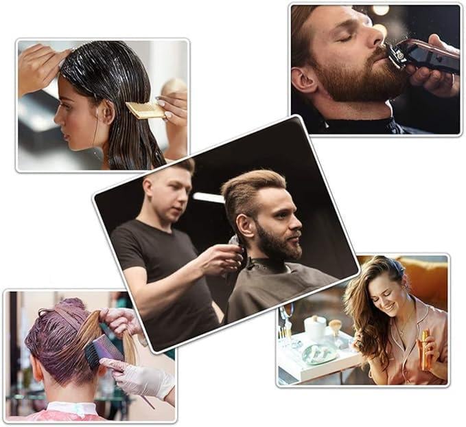 Перукарська накидка-парасолька для стрижки волосся та бороди 60 см Сріблястий - фото 6 Перукарська накидка-парасолька для стрижки волосся та бороди 60 см Сріблястий - фото 6