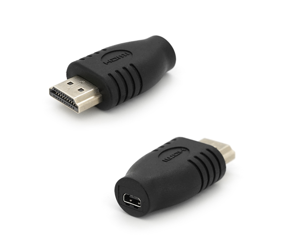 Перехідник VOLTRONIC microHDMI F-HDMI M v1.4 Black (26449178) - фото 3