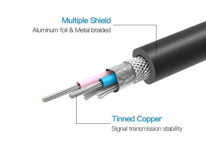 Кабель Vention XLR мама-XLR папа для мікшеру 10 м Чорний (BBFBL) - фото 9